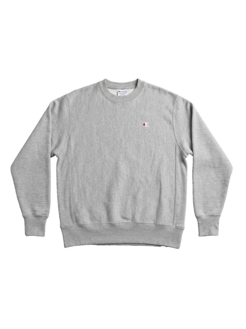 Champion Reverse Weave Sweatshirt Medium Gray Pullover Logo